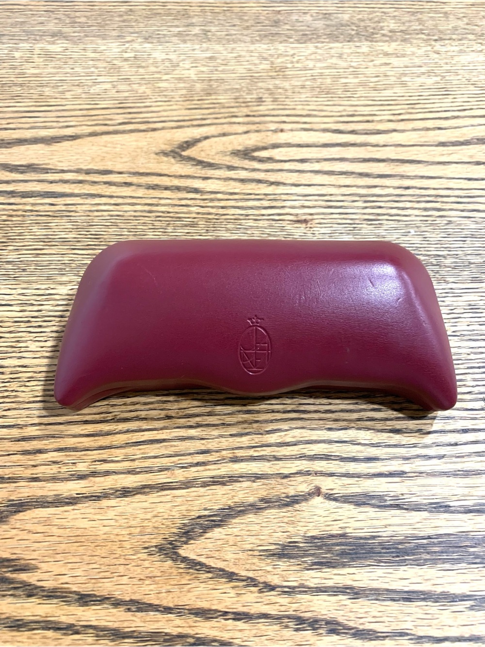 Jacques Marie Mage Burgundy Leather Glass Case Box